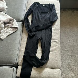 Black long sleeve onesie